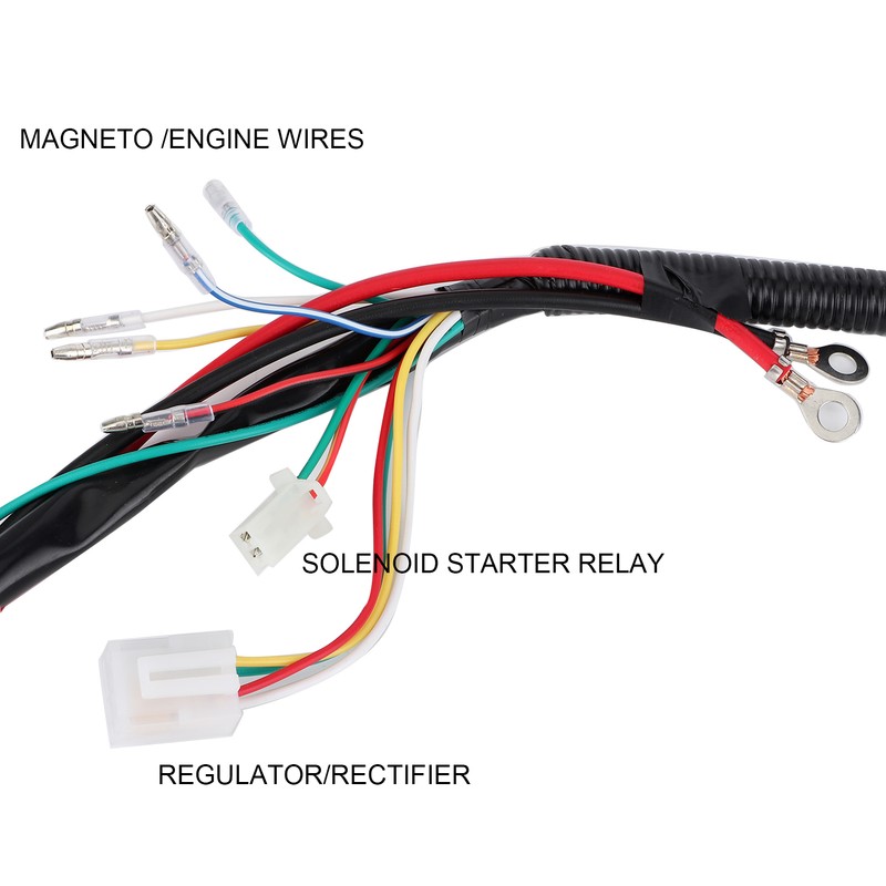 Electric Start Wiring Harness Loom Fit for PIT Trail Quad