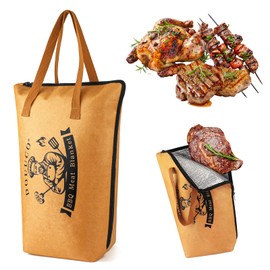 DOUUCO Grilldecke zum Ausruhen von Fleisch, BBQ Räucherfleisch Ruhedecke, Langlebig und Wiederverwendbar, Isolierter Ruhebeutel für Gegrilltes Fleisch mit Geräumiger Öffnung, Geschenk