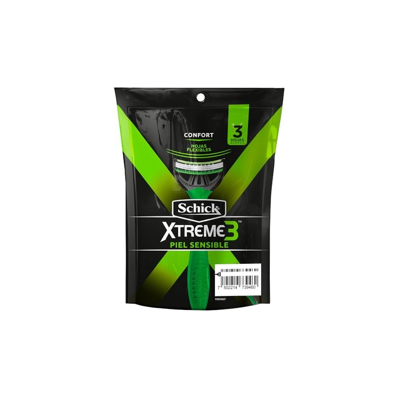 Schick, Rastrillo para Hombre Xtreme 3 10 unidades