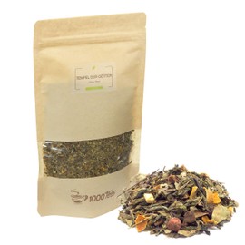 Green Tea Temple of the Gods from China with Lychee Peach Flavour, Mild, Berry Fruity, Fresh Bottled