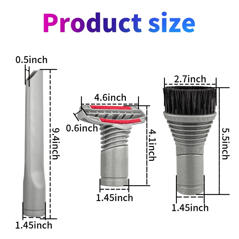 DC07 907363-01 Vacuum Attachment Crevice Upholstery Dusting Brush Tools Replacement