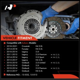 A-Premium Transmission Clutch Kit Compatible with Subaru Outback 2010-2017 2.5L, Forester 2014-2018 2.5L, Crosstrek 2018-2021 2.0L, Legacy 2010-2017 2.5L