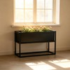 Small Raised Garden Bed with Legs Large Planters 2.45×1.35×0.66ft