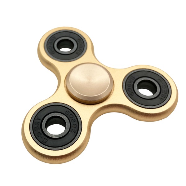 Fidget Spinner Stress Reliever Toy Metal Premium Hand Spinner Spinning Fast Bearing Long Time Fidget Toy Stress Relief Killing Time ADHD Autism Fidget Spinner Toy Funny Fidget Spinner Adult Kids Gift