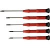 Connex COXT977010 Torx Precision Screwdriver Set, Silver/Black/Red