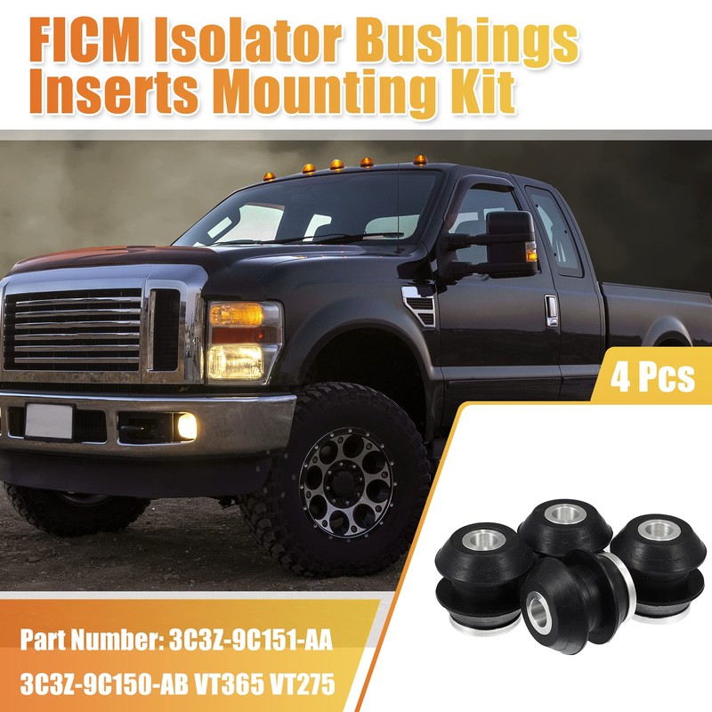 X AUTOHAUX 4 Set FICM Mounting Bushing Set for Ford