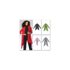 McCall's Patterns M5241 Misses' Cardigan in 3 Lengths, Size Y (XSM-SML-MED)