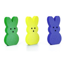 3 Pcs Easter Decorations, Wooden Easter Bunny Decor for Table Tray/Mantel Decorations, Spring Easter Decor for The Home (3 Pcs-b)