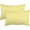 R&Z Plain Dyed Luxury Polycotton Housewife New 2 x Pillow
