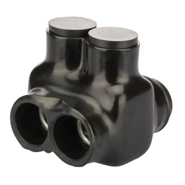 NSI IT-250 Series IT Insulated-Tap Connector for Two Wires and in-Line Splicer/Reducer, Polaris Grey, 250-6 AWG Wire Range, 5/16" Hex, 2.31" Width, 2.13" Height, 2.12" Length
