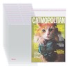TORISING Magazine Protectors Clear Plastic Magazine Sleeves 80PCS 6.3 X