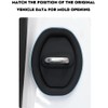4 Pcs Car Silicone Door Latch Protective Covers, Universal Fit,