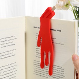 Ymapinc Melted Ice Cream Bookmark, Cute Cool Marks for Reading, Funny Melted Ice Cream Markers, Summer Gift for Book Lovers Bookworm Women Men