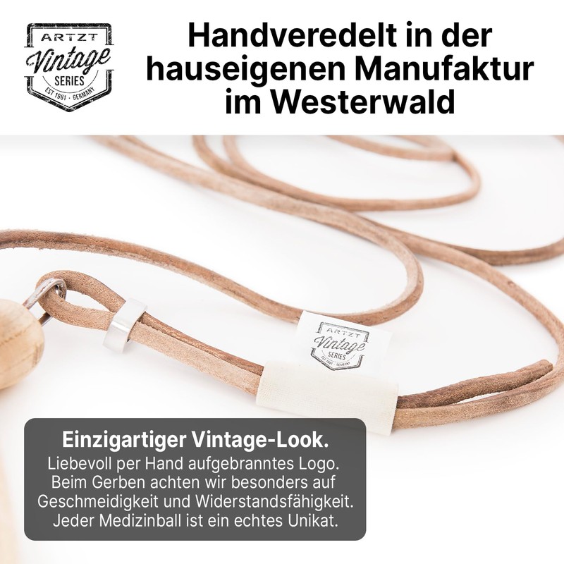 ARTZT Vintage Series Skipping Rope Natural, One Size