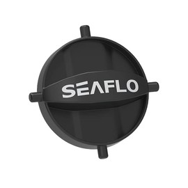 SEAFLO RV Plumbing/Sewer Hose System Cap (2-Pack) - Seal RV Sewer Hose Before Storage Black