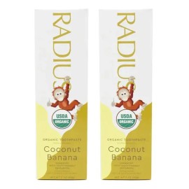 Radius Usda - Pasta De Dientes Orgánica Para Niños, 3 Onzas,