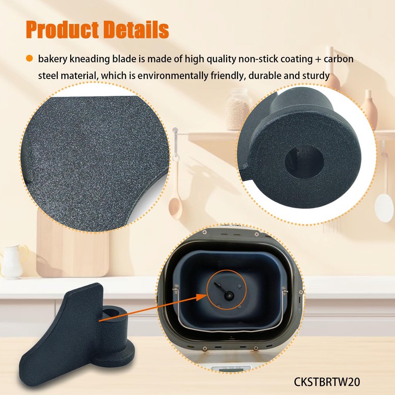 Bread Machine Kneading Blade Part CKSTBRTW20 fits for Oster Bread