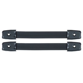 Reliable Hardware Company RH-0570BK-2-A Strap Handle with Black End Caps - Set of 2
