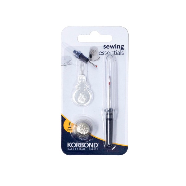 Korbond 4 Piece Set – Stitch Ripper, Thimble (Size 10)