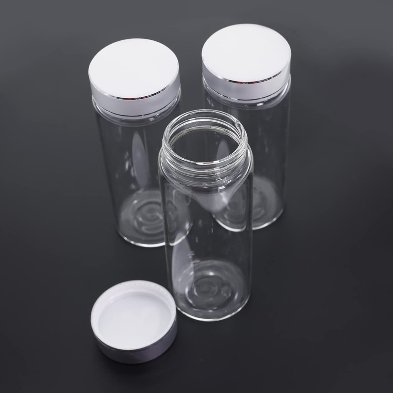 MEETGIFT 3 x 150 ml preserving jars with lid jars