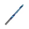 Single Flute Cutter Tungsten Steel Spiral End Mill Straight Shank