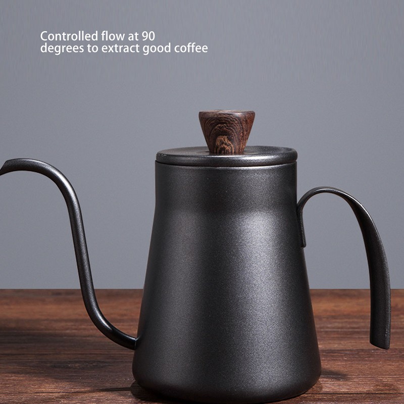 400ml Coffee Drip Kettle Stainless Steel Drip Coffee Pot Thin