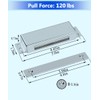 WOOCH Door Magnetic Catch - 160lb High Magnetic Stainless Steel