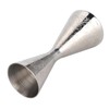 Cocktail Measuring Cup with Scale 30ml 45ml Stainless Steel Floral
