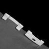 Vertical Blind Repair Vane Savers,Louver Replacement Parts Maintenance Clips/Blind Fixers,White