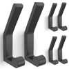 YIKANWEN Coat Hooks, Pack of 6 Coat Hooks, Aluminium Alloy
