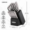 Farberware Self-Sharpening 13-Piece Knife Block Set with EdgeKeeper Technology, High