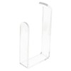 Toilet Roll Holder No Drilling Acrylic Transparent Wall Mount Toilet