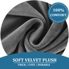 BXFUL Sofa Seat Cushion Covers, Sofa Cushion Covers Stretch Velvet,