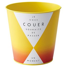 Greenhouse Vivid Gradient Tin Round Large Yellow 5078-A-YE