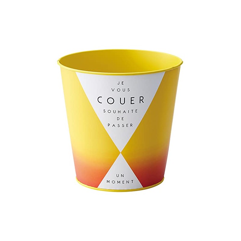 Greenhouse Vivid Gradient Tin Round Large Yellow 5078-A-YE