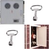 eMagTech 5pcs Electrical Cabinet Key Zinc Alloy Square Socket Utility