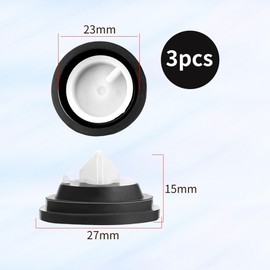 3 Pcs Diaphragm Washer, Spare Rubber Ball Valve, Replacement Diaphragm Washer Set, Toilet Fill Valve Gasket, Diaphragm of Water Tank Inlet Valve for Siamp Diaphragms