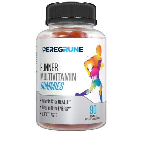PEREGRUNE Runner Multivitamin Gummies - Daily Vitamin for Running with