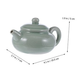 DOITOOL 1Pc Ceramic Calligraphy Water Dropper Tea Pot Shape Ink Droplet Art Supply for Ink Grinding Creative Design for Calligraphy and