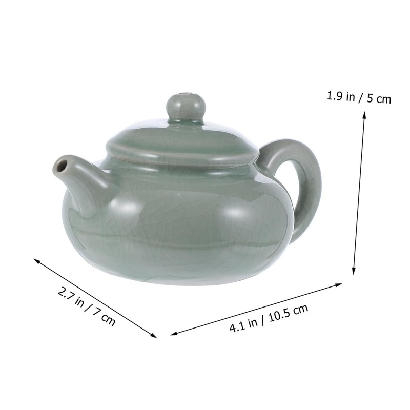 DOITOOL 1Pc Ceramic Calligraphy Water Dropper Tea Pot Shape Ink