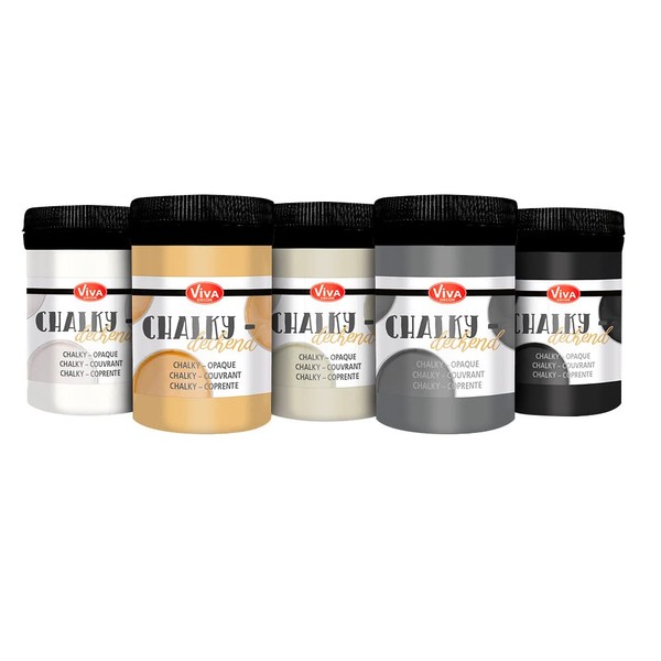 Viva Decor Chalk Paint for Furniture - Set of 5