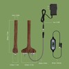 5W Heated Bird Perch Stand Heater for African Grey Parakeets