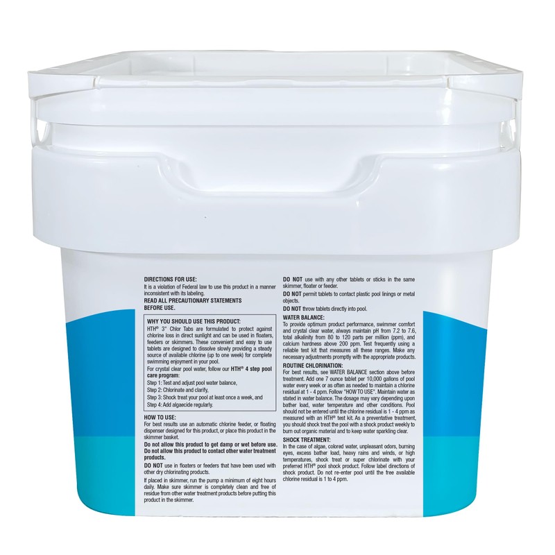 HTH 42064 Swimming Pool Care 3" Chlorine Shock Individually Wrapped