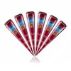 6 x Dark Brown Mehndi All Natural Body Art Organic