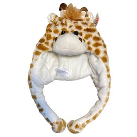 Giraffe, Cat, Bear, Alligator Unisex Polyester Plush Zoo Animal Winter Hat Beanie Kids Girls Boys (Alligator) Multicolor
