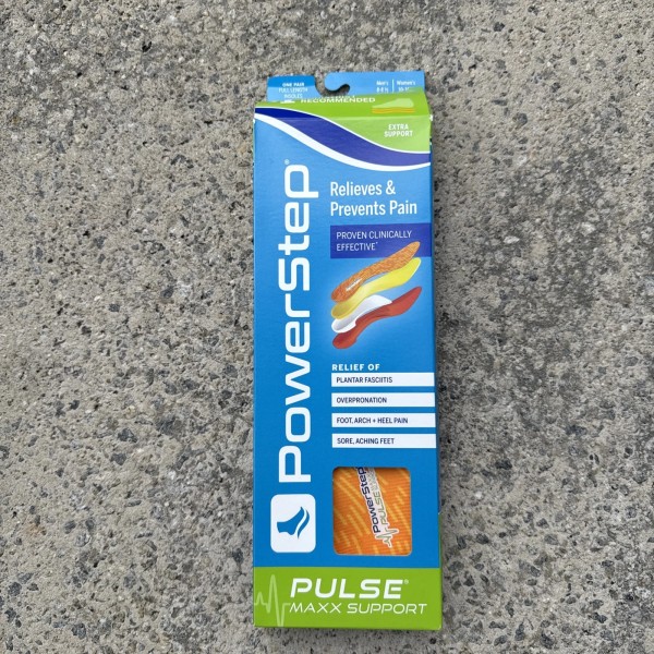 Powerstep Pulse Maxx Support Insoles Arch Supports Orthotics Size M