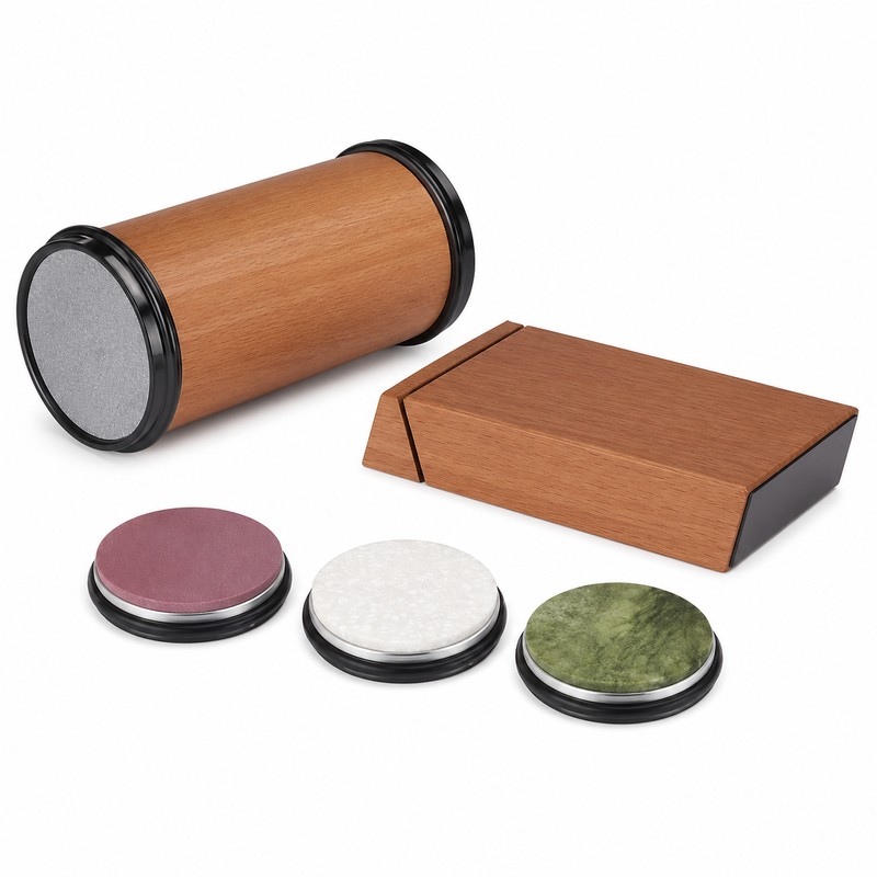 Rolling Knife Sharpener Kit for Kitchen Knives – Double-Sided Edge