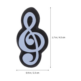 Ciieeo Pack of 20 Erasers with Music Symbols, Cute Erasers in the Shape of Musical Notes, Erasers with Music Motif, for Notes in the Classroom