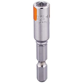 TOP (TOP) Short Socket for Electric Drill, Side Length 6mm, Total Length 55mm, EHS-6, Tsubame Sanjo, Made in Japan