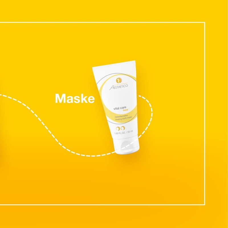 AESTHETICO vital care - Purifying Healing Mask for Acne/Blemished Skin,